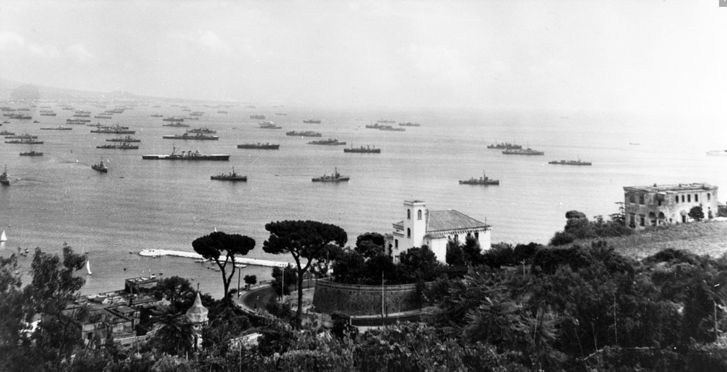 The invasion of Southern France, off the French Mediterranean coast